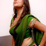 Indian girls perfectly wrapped in saree