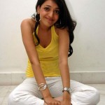 telugu actress kajal agarwal smiling