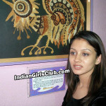 art gallery indian girl