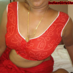 indian aunty saree blouse image