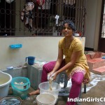Desi House Maid Washing Cloths Desi House Maid Washing Cloths