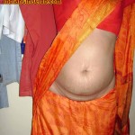 indian aunty stomach