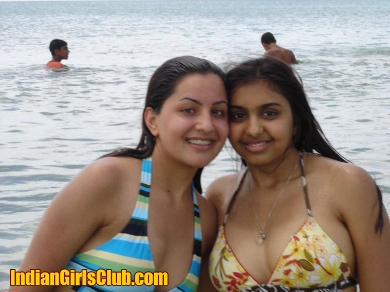 Indian Bikini Beach - The Boom Boom NRI Girl on Beach - Indian Girls Club