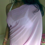 see through dress indian