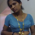 tamil aunty blouse pavadai