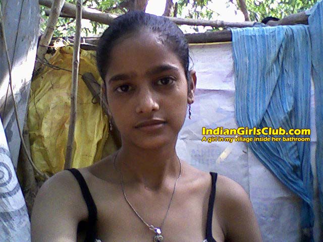 A Girl in My Village inside her Bathroom - Indian Girls Club