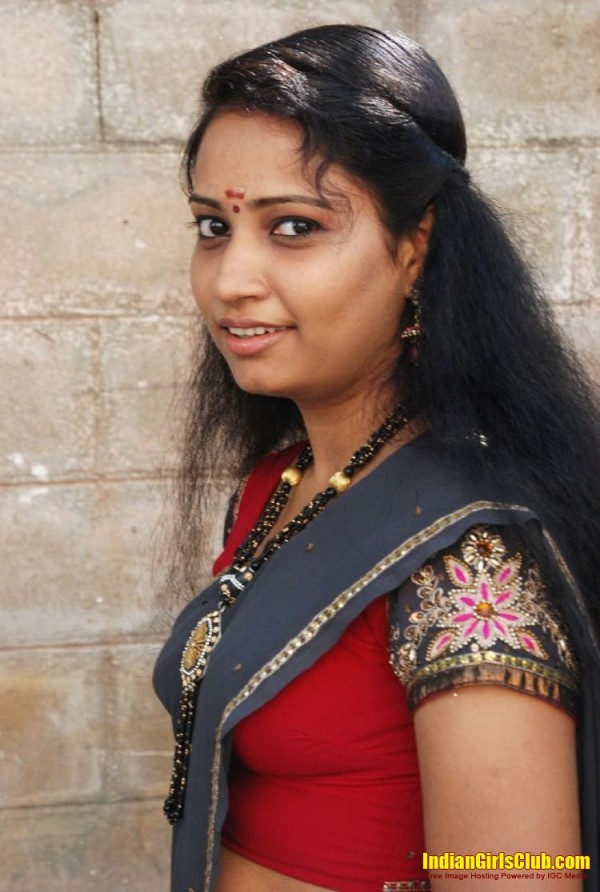 South Indian Girl Naisa in Half Saree - Indian Girls Club