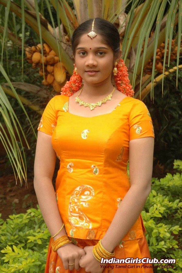 Young Tamil Girl in Pavadai Chattai - Indian Girls Club