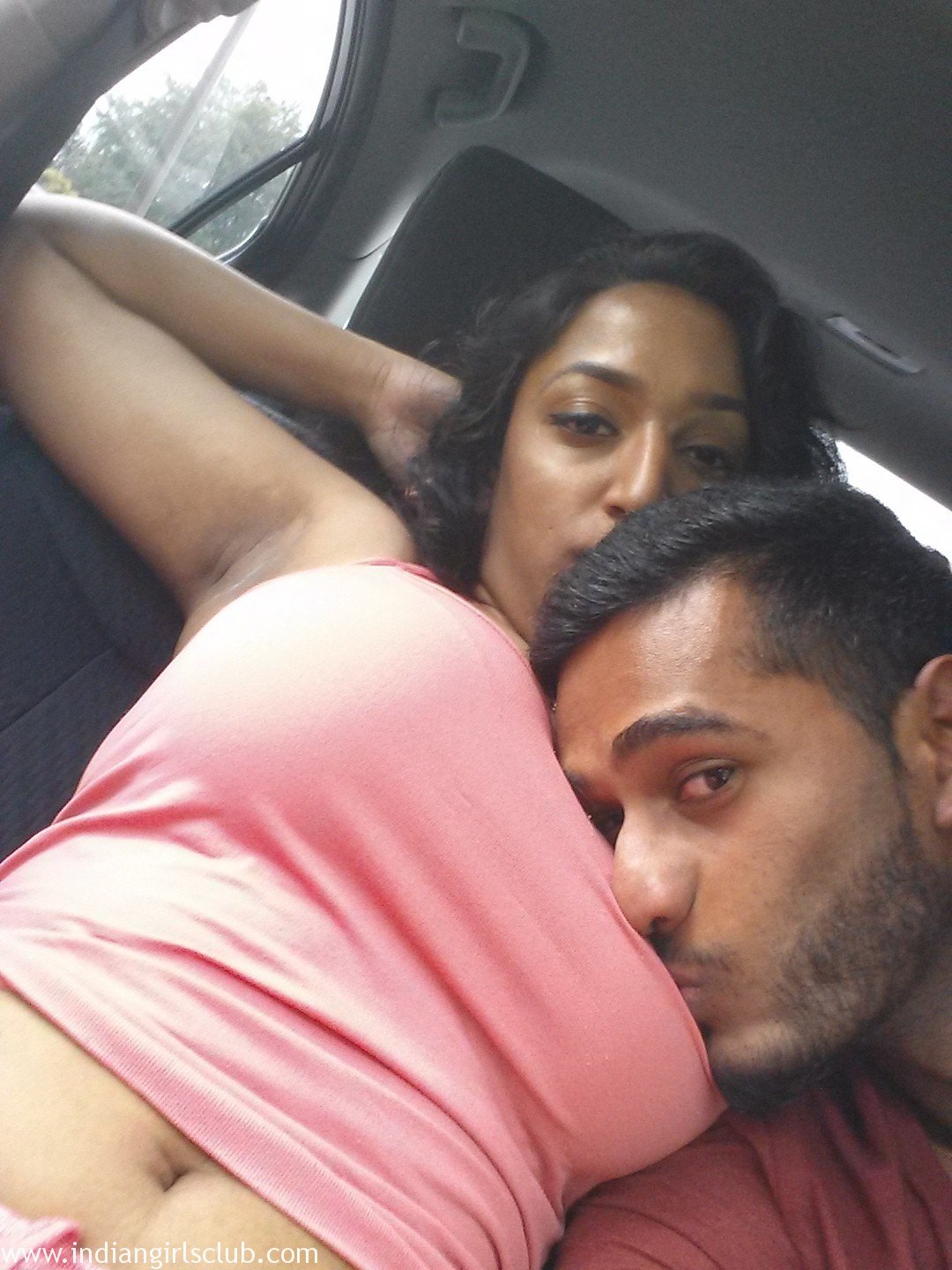 Indian couple sex in car