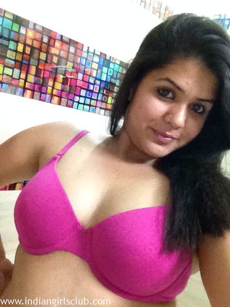 Indian GF In Pink Lingerie Taking Her Nude Photos - Indian Girls Club