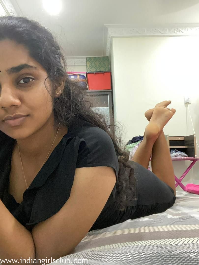 Adorable Tamil College Girl Solo Home image
