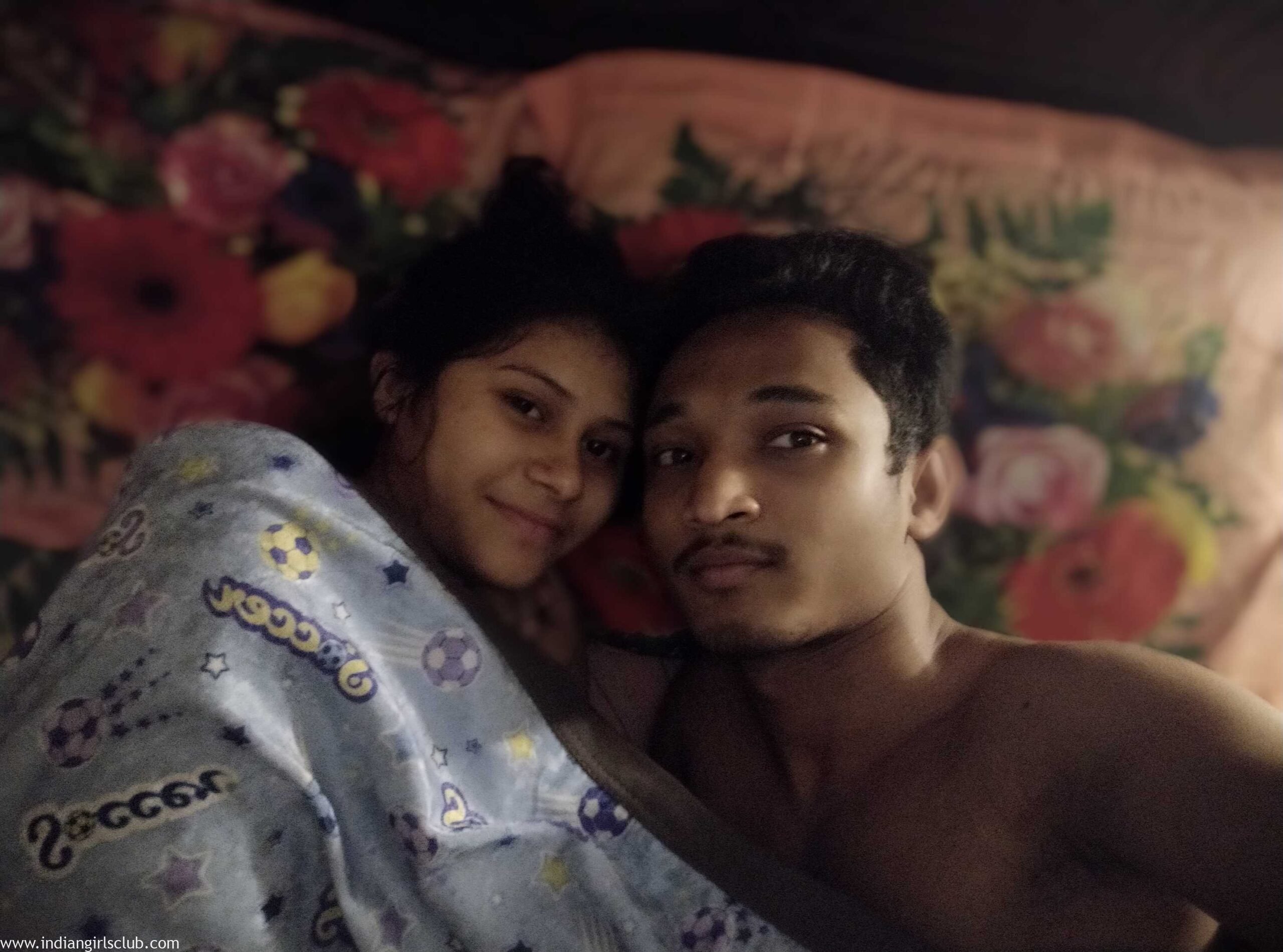 Horny Young Indian Couple Night photo