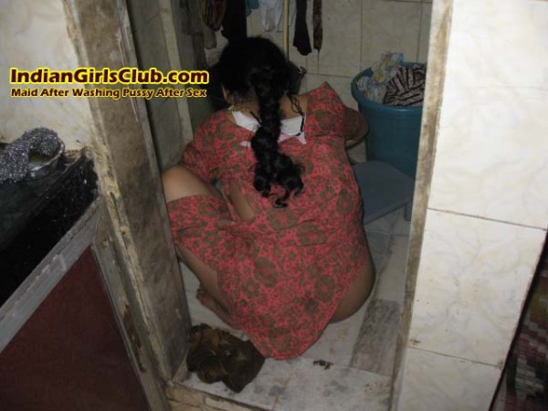 sex with indian maid washing pussy