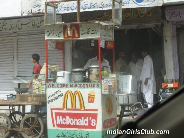 funny pics mcDonalds in Pakistan