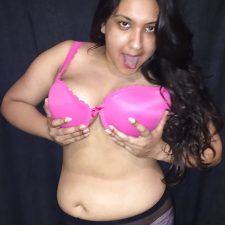 Sexy Indian Aunty Red Lingerie Nude XXX Photos 7