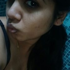 Juicy Indian Sex Babe Pressing Her Natural Tits