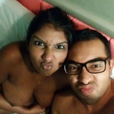 Srilankan Bhabhi With Husband On Vacation In Hotel Naked