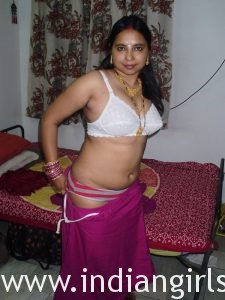 Indian Bhabhi Stripping Yellow Desi Saree Showing Boobs
