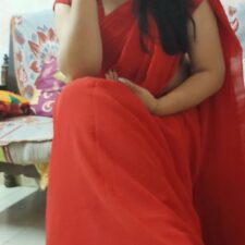 Mature Married Indian Homemaker In Red Sari Nude Show