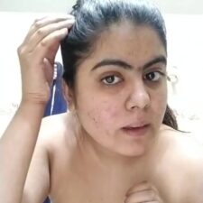 Erotic Indian College Girl Showing Her Natural Big Boobs
