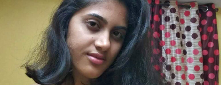 Dark Skin Charming Indian College Girl Viral Nude MMS