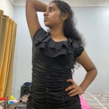Indian College Girl Wild Solo Striptease Private Nudes